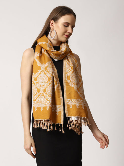Women's Jamawar Wool Stole